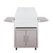 TrueFlame 25 - Inch Stainless Steel Deluxe Grill Cart with Fold - Down Side Shelves - CART - TF - 25DC - CulinaryProfis
