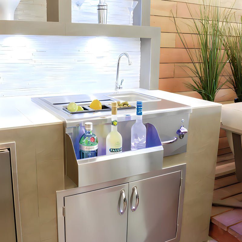 TrueFlame 30 Inch Built - In Beverage and Prep Station - TF - BC - 30L - CulinaryProfis
