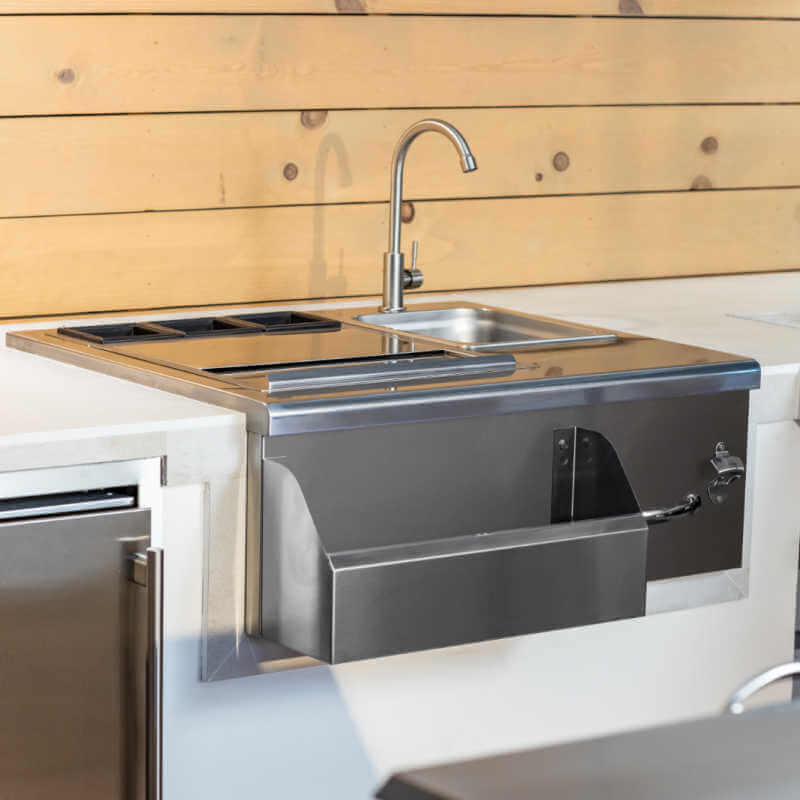 TrueFlame 30 Inch Built - In Beverage and Prep Station - TF - BC - 30L - CulinaryProfis