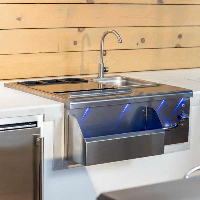 TrueFlame 30 Inch Built - In Beverage and Prep Station - TF - BC - 30L - CulinaryProfis