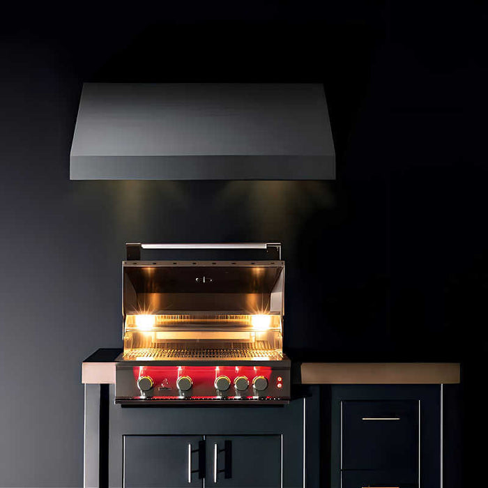 TrueFlame 32 Inch 4 Burner Built - In Gas Grill - CulinaryProfis