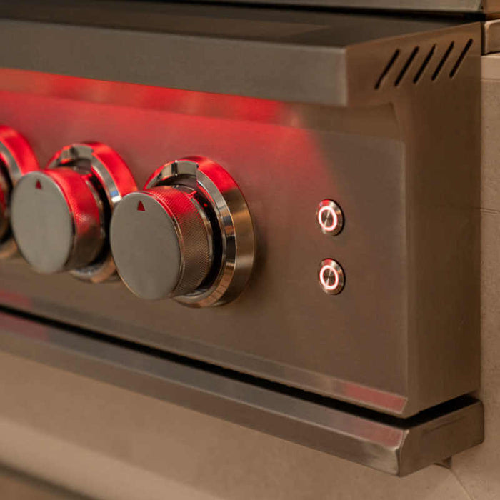 TrueFlame 32 Inch 4 Burner Built - In Gas Grill - CulinaryProfis