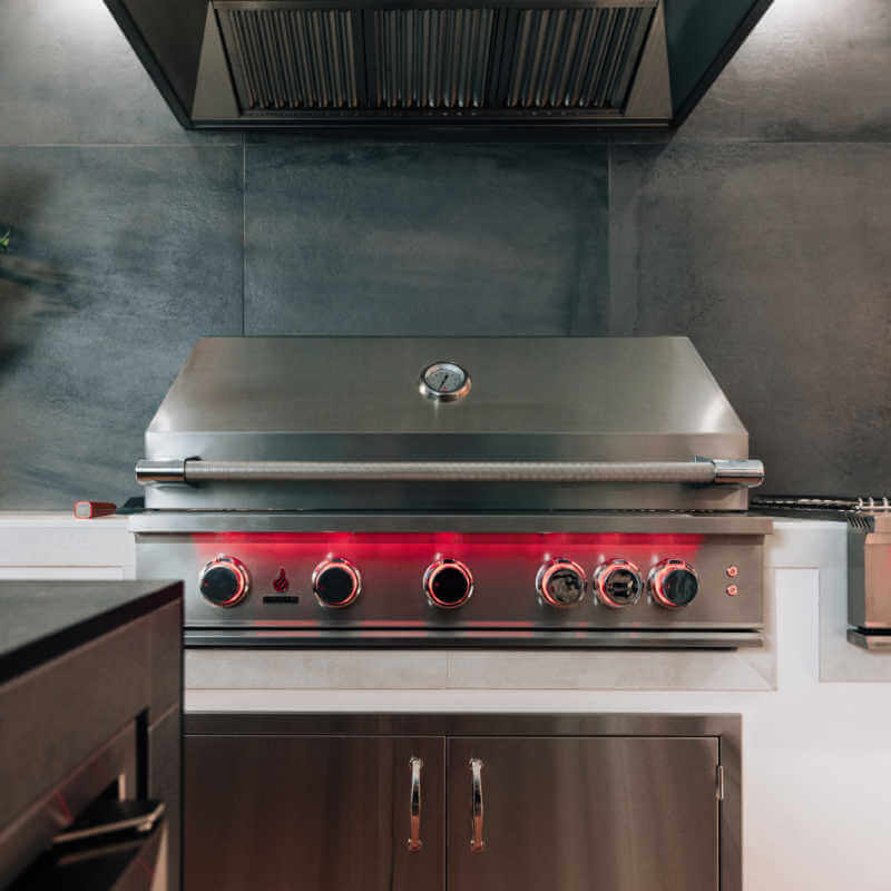 TrueFlame 40 Inch 5 Burner Built - In Gas Grill - CulinaryProfis