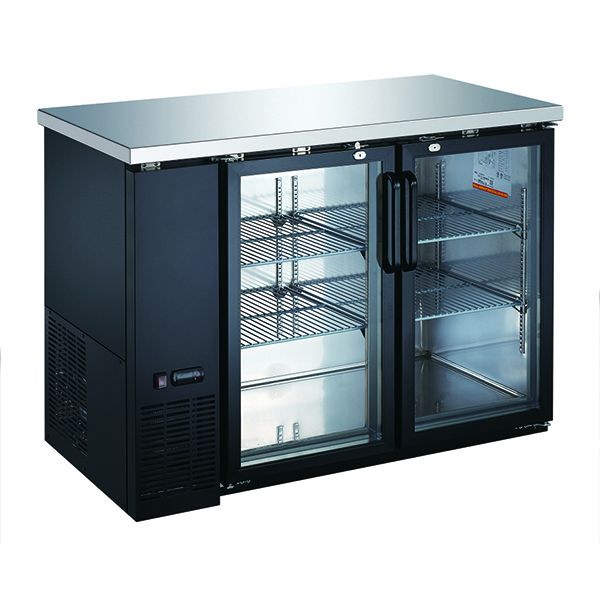 U - Star - USBB - 4824G, Back Bar Cooler Glass Doors 24" Deep 48" Wide - CulinaryProfis