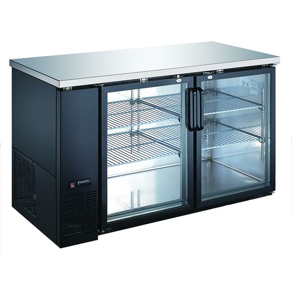 U - Star - USBB - 5928G, Back Bar Cooler Glass Doors 28" Deep 59" Wide - CulinaryProfis