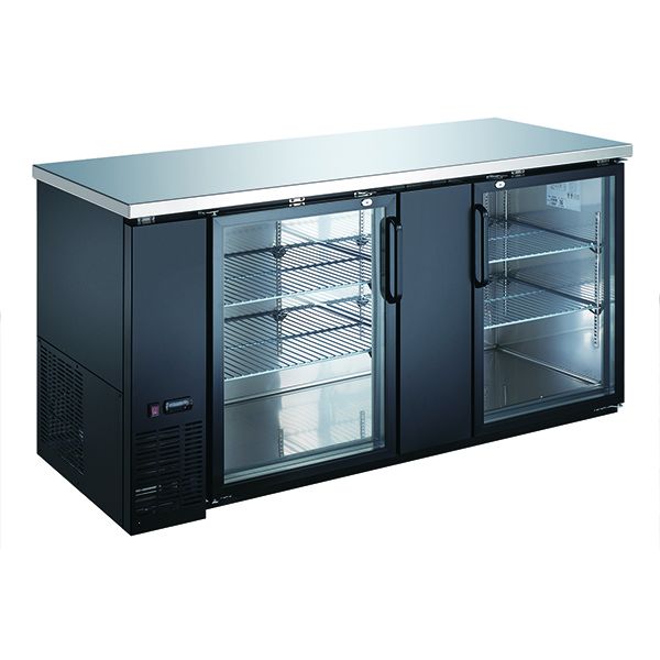 U - Star - USBB - 6928G, Back Bar Cooler Glass Doors 28" Deep 69" Wide - CulinaryProfis