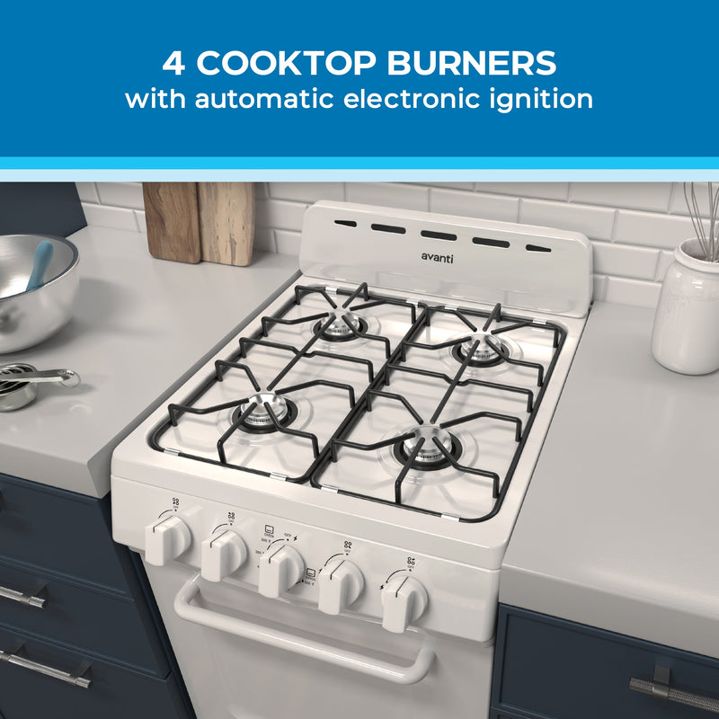 Avanti 20" Gas Range Oven Avanti Products, LLC