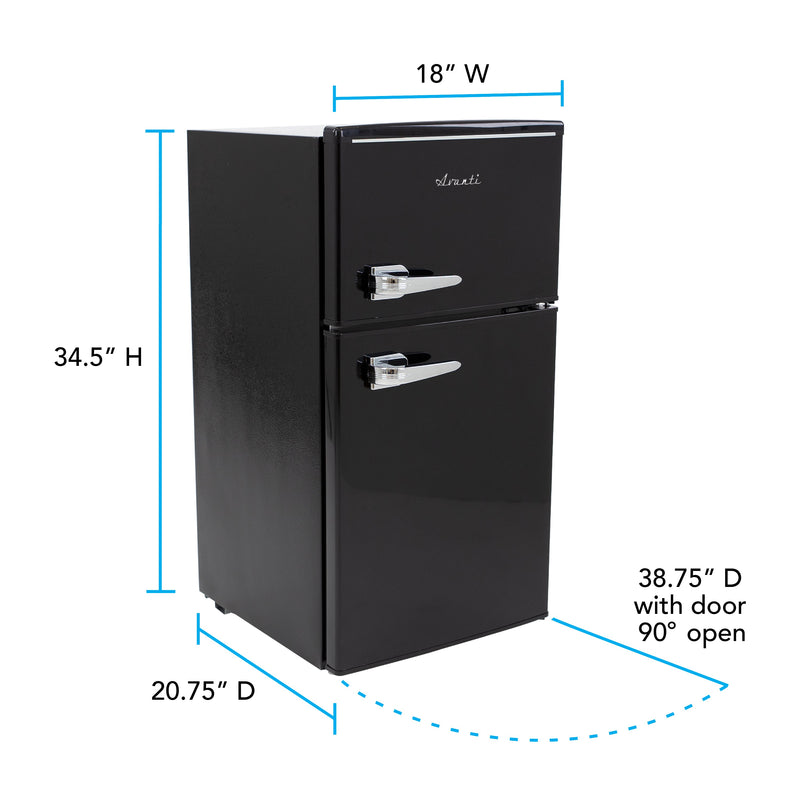 Avanti 3.0 Cu. Ft. Retro Compact Refrigerator Avanti Products, LLC