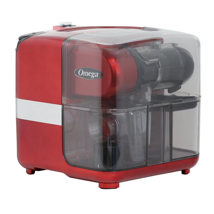 Omega JCUBE 80 RPM Cold Press 365 Masticating Slow Juicer - On-Board Storage