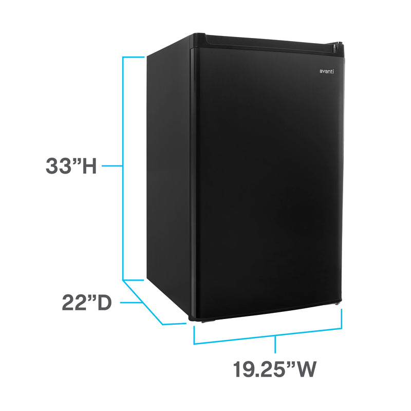 Avanti 4.4 cu. ft. Compact Refrigerator Avanti Products, LLC