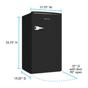 Avanti 3.0 Cu. Ft. Retro Compact Refrigerator Avanti Products, LLC