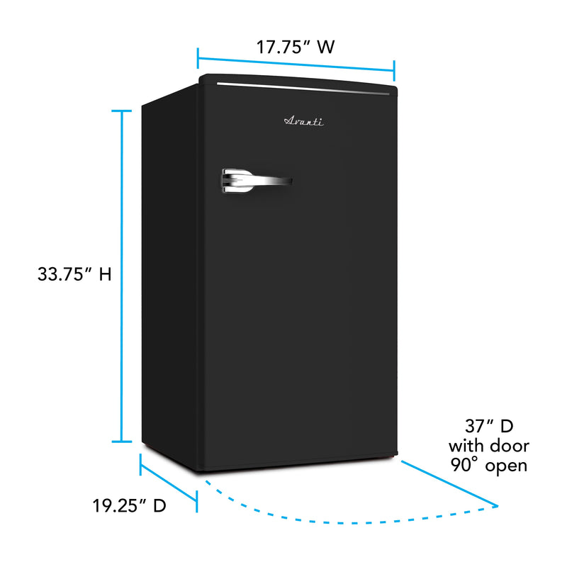 Avanti 3.0 Cu. Ft. Retro Compact Refrigerator Avanti Products, LLC