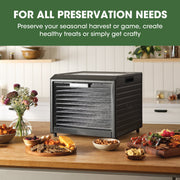Excalibur 10 Tray Performance Digital Dehydrator, in Stainless Steel Excalibur