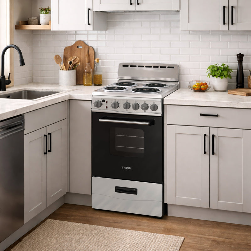 Avanti 20" Electric Range Oven with Framed Glass Door Avanti Products, LLC