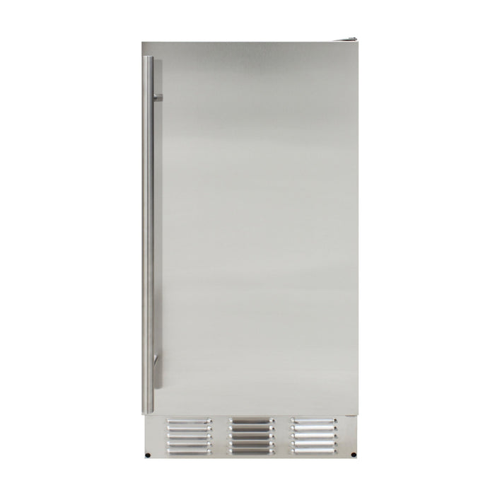 Vinotemp - BR - 15OUIM - SS, Brama by Vinotemp Outdoor Undercounter Automatic Ice Maker, 25 lb Capacity, in Stainless Steel - CulinaryProfis