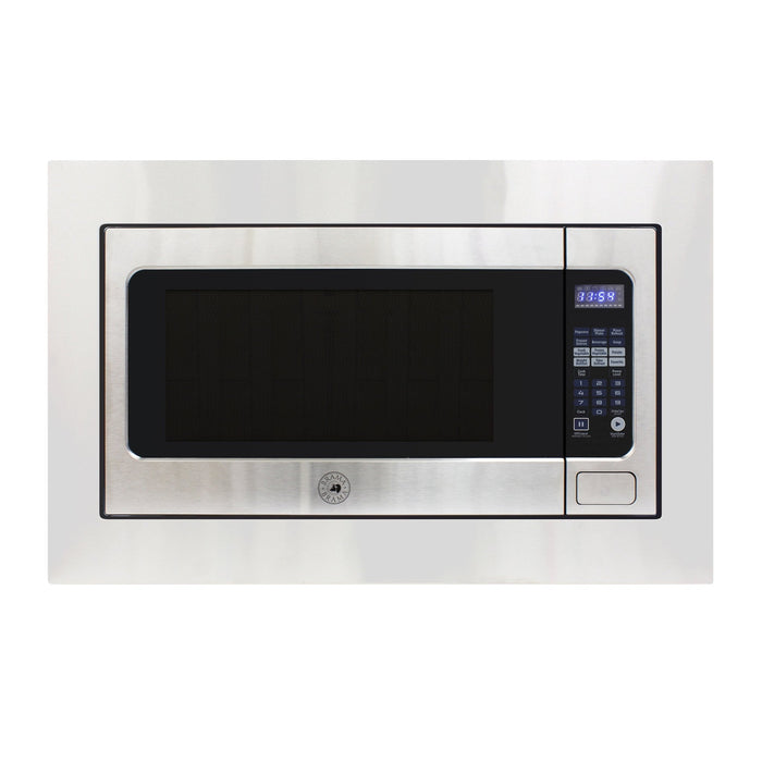 Vinotemp - BR - MW - BI22 - S, Brama by Vinotemp 24" Built - In Microwave Oven with Trim Kit, 2.2 cu. ft. Capacity, in Stainless Steel - CulinaryProfis