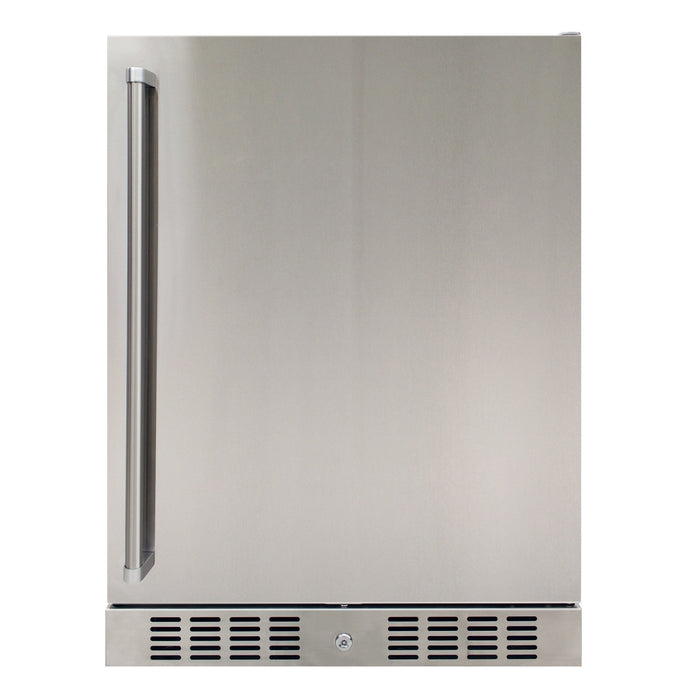 Vinotemp - BR - ODR101 - 03, Brama by Vinotemp 24" Outdoor Undercounter Refrigerator, 5.12 cu. ft. Capacity, in Stainless Steel - CulinaryProfis