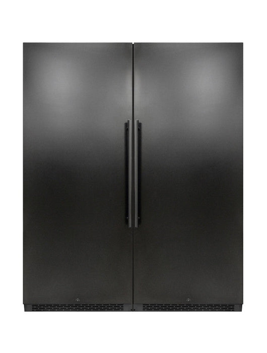 Vinotemp - EL - 300GFEB - L, Vinotemp Garage Dual - Zone Large Capacity Wine Cooler, Left Hinge, 300 Bottle Capacity, in Black - CulinaryProfis