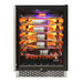 Vinotemp - EL - 54COMM, Vinotemp Backlit Series Commercial Single - Zone Wine Cooler, 41 Bottle Capacity, in Black - CulinaryProfis