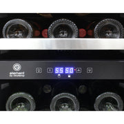 Vinotemp - EL - WCU113 - 03, Vinotemp Connoisseur Series Compact Dual - Zone Wine Cooler, 28 Bottle Capacity, in Stainless Steel - CulinaryProfis