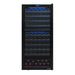 Vinotemp - VT - 122TS - 2Z, Vinotemp Butler Series Dual - Zone Wine Cooler, 110 Bottle Capacity, in Black - CulinaryProfis