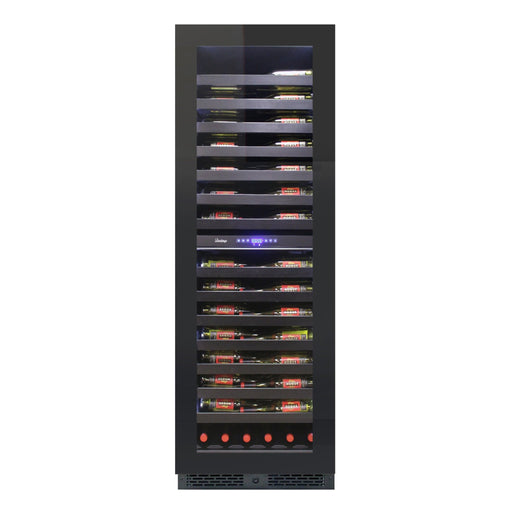 Vinotemp - VT - 24PR125, Vinotemp Private Reserve Series Panel Ready Dual - Zone 24" Wine Cooler, 126 Bottle Capacity, in Black - CulinaryProfis