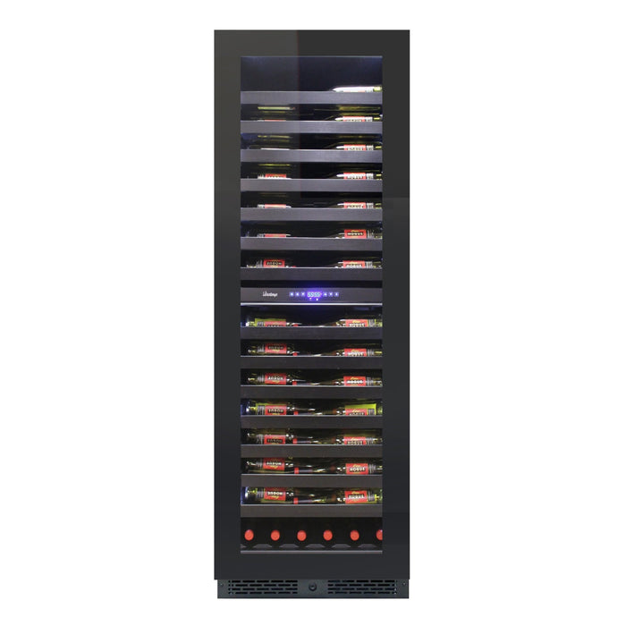 Vinotemp - VT - 24PR125, Vinotemp Private Reserve Series Panel Ready Dual - Zone 24" Wine Cooler, 126 Bottle Capacity, in Black - CulinaryProfis