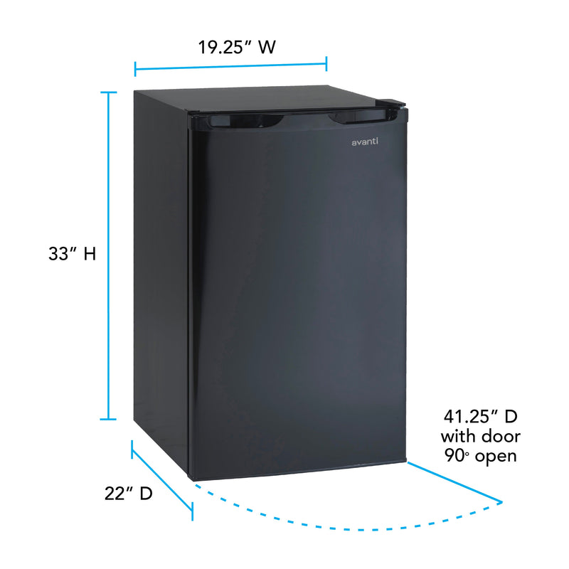 Avanti 4.4 cu. ft. Compact Refrigerator Avanti Products, LLC