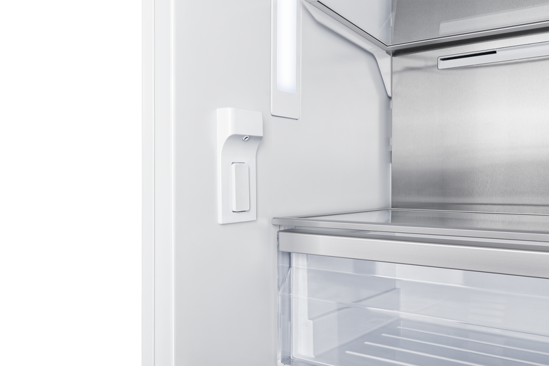 30" Built-In Refrigerator and Freezer With Ice-Maker and Water Dispenser – VEGA Edition Induction Hardware