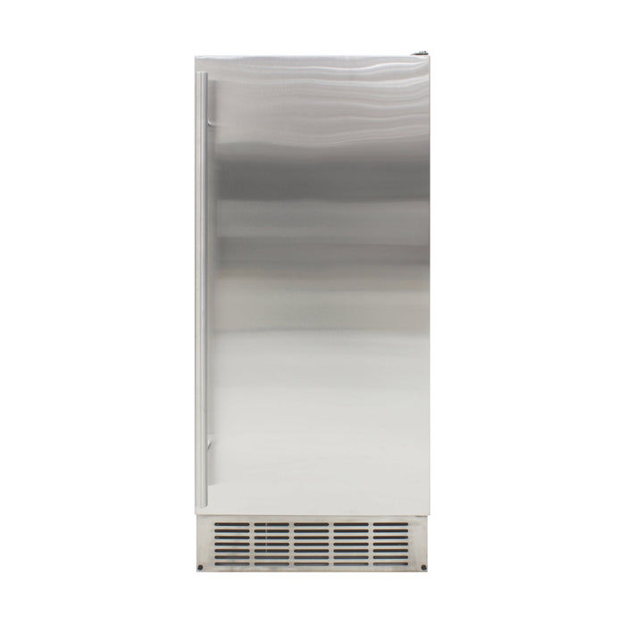 Vinotemp - BR-15INIM-B, Brama by Vinotemp Indoor Undercounter Automatic Ice Maker, 25 lb Capacity, in Stainless Steel