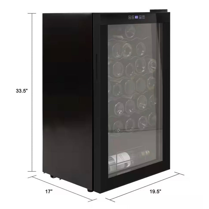West Bend Wine Cooler, 34 Bottle Capacity, in Black