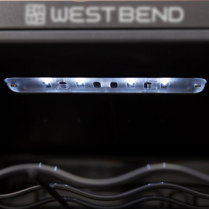 West Bend Wine Cooler, 34 Bottle Capacity, in Black