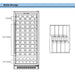 Whynter - 100 Bottle Built - in Stainless Steel Compressor Wine Refrigerator | BWR - 1002SD - CulinaryProfis