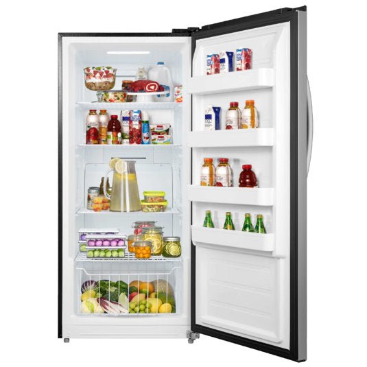 Whynter - 13.8 cu.ft. Energy Star Digital Upright Convertible Deep Freezer / Refrigerator - Stainless Steel | UDF - 139SS - CulinaryProfis