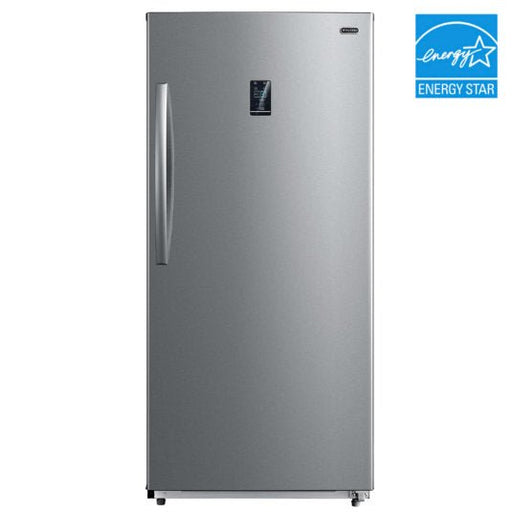 Whynter - 13.8 cu.ft. Energy Star Digital Upright Convertible Deep Freezer / Refrigerator - Stainless Steel | UDF - 139SS - CulinaryProfis