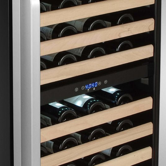 Whynter - 164 Bottle Built - in Stainless Steel Dual Zone Compressor Wine Refrigerator | BWR - 1642DZ - CulinaryProfis