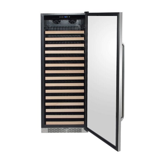 Whynter - 166 Bottle Built - in Stainless Steel Compressor Wine Refrigerator | BWR - 1662SD - CulinaryProfis
