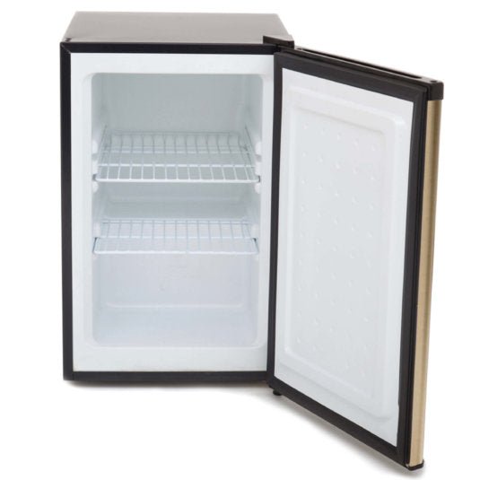 Whynter - 2.1 cu.ft Energy Star Upright Freezer with Lock in Rose Gold | CUF - 210SSG - CulinaryProfis