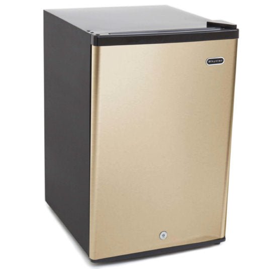 Whynter - 2.1 cu.ft Energy Star Upright Freezer with Lock in Rose Gold | CUF - 210SSG - CulinaryProfis
