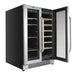 Whynter - 24 - inch Built - In French Door Dual Zone 20 Bottle Wine 60 Can Beverage Cooler | BWB - 2060FDS - CulinaryProfis