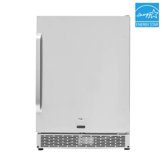 Whynter - 24 - inch Built - in Outdoor 5.3 cu.ft. Beverage Refrigerator Cooler Full Stainless Steel Exterior with Lock and Caster Wheels | BOR - 53024 - SSW - CulinaryProfis