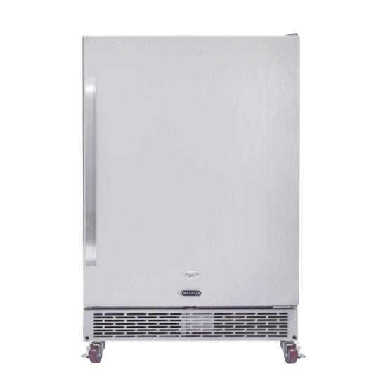 Whynter - 24 - inch Built - in Outdoor 5.3 cu.ft. Beverage Refrigerator Cooler Full Stainless Steel Exterior with Lock and Caster Wheels | BOR - 53024 - SSW - CulinaryProfis