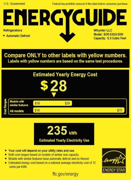 Whynter - 24 - inch Built - in Outdoor 5.3 cu.ft. Beverage Refrigerator Cooler Full Stainless Steel Exterior with Lock and Caster Wheels | BOR - 53024 - SSW - CulinaryProfis