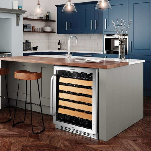 Whynter - 24 - inch Built - In Stainless Steel 54 Bottle Wine Refrigerator Coole | BWR - 541STS - CulinaryProfis