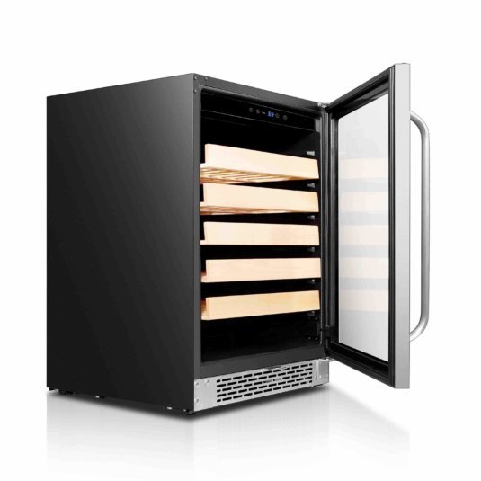 Whynter - 24 - inch Built - In Stainless Steel 54 Bottle Wine Refrigerator Coole | BWR - 541STS - CulinaryProfis