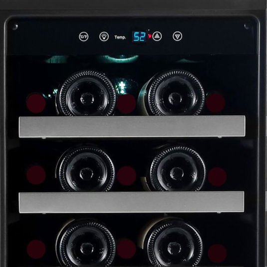 Whynter - 30 Built - In French Door Dual Zone 33 Bottle Wine Refrigerator 88 Can Beverage Center | BWB - 3388FDS - CulinaryProfis