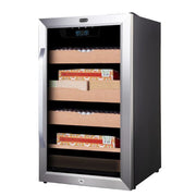 Whynter - 4.2 cu.ft. Cigar Cabinet Cooler and Humidor with Humidity Temperature Control and Spanish Cedar Shelves | CHC - 421HC - CulinaryProfis