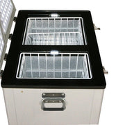 Whynter - 62 Quart Dual Zone Portable Fridge/ Freezer | FM - 62DZ - CulinaryProfis