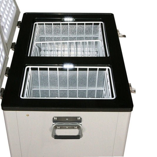 Whynter - 62 Quart Dual Zone Portable Fridge/ Freezer | FM - 62DZ - CulinaryProfis
