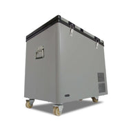 Whynter - 90 Quart Dual Zone Portable Fridge/ Freezer with 12v Option and Wheels | FM - 901DZ - CulinaryProfis